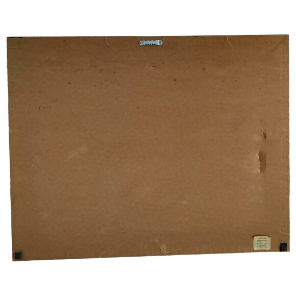 Vintage Alfredo Rodriguez Framed Print Art Of A Native American Man In Desert - Picture 2 of 11